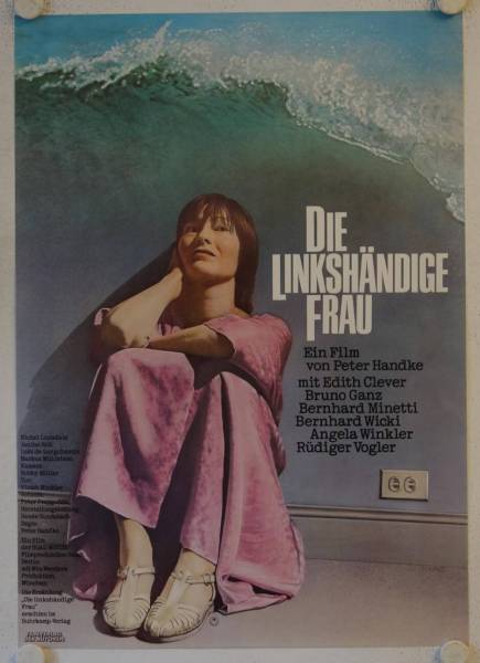The left-handed Woman original release german movie poster